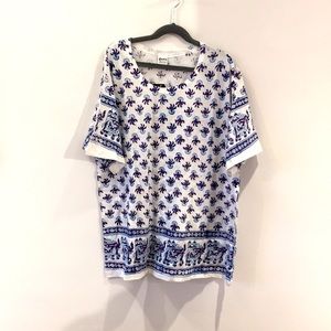 Geeta block-print tee